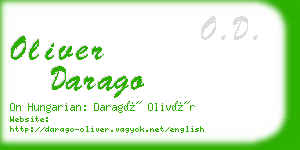 oliver darago business card